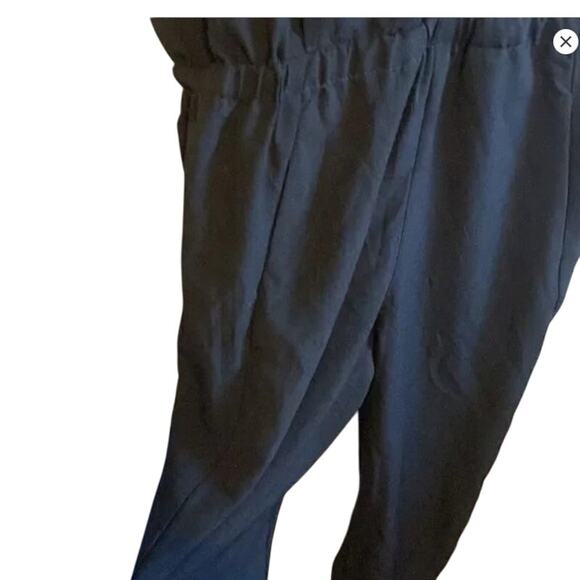 Donna Morgan All Black Elegant Balloon Sleeve Fitted Feminine Modest Jumper - Picture 5 of 6